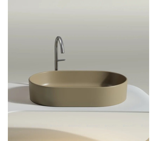 Раковина-чаша накладная Ceramica Nova Element 608х385х122 мм капучино матовый CN6048MC