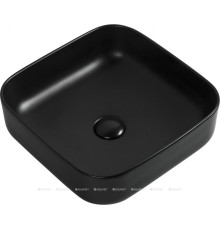 Раковина накладная Aquanet CITY-1-MB 385х385х140 мм черный матовый 00245837