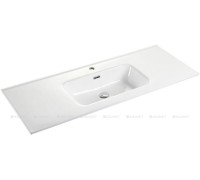 Раковина накладная Ceramica Nova Element 1210х465х125 мм прямоугольная CN7006