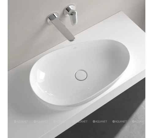 Раковина накладная Villeroy & Boch Antao 650x400x146 мм Альпийский белый 4A7465R1