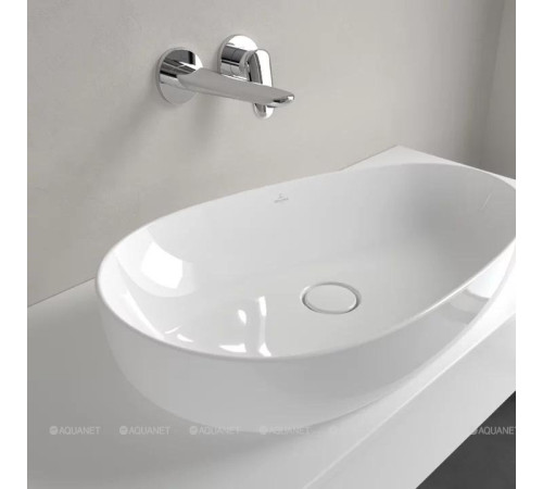 Раковина накладная Villeroy & Boch Antao 650x400x146 мм Альпийский белый 4A7465R1