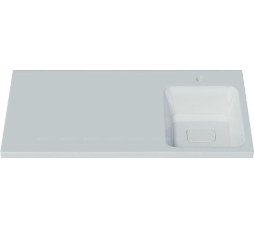 Раковина под стиральную машину Orange Sistema 100 см правая белая ST-100RAR