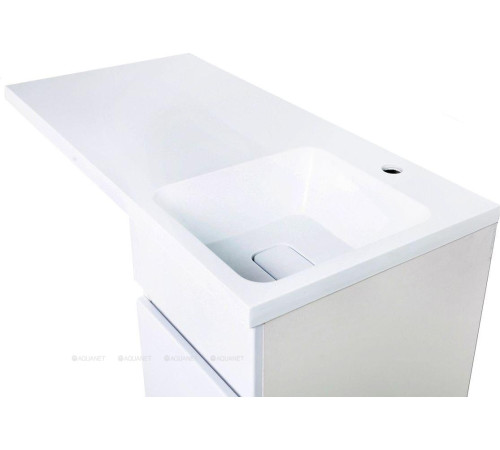 Раковина под стиральную машину Orange Sistema 100 см правая белая ST-100RAR