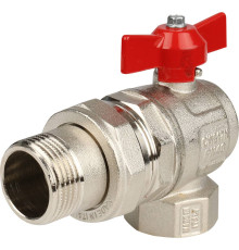 Кран шаровой Itap IDEAL 298 угловой полнопроходной с американкой 1 бабочка 2980100