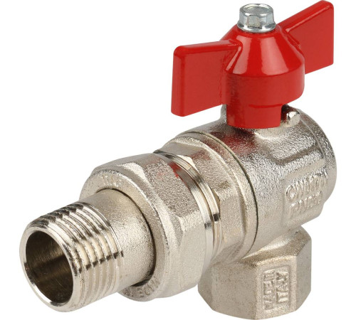 Кран шаровой Itap IDEAL 298 угловой полнопроходной с американкой 1/2 бабочка 2980012