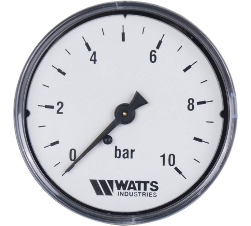 Манометр аксиальный Watts F+R100 63 мм 1/4 0-10 бар 10008096