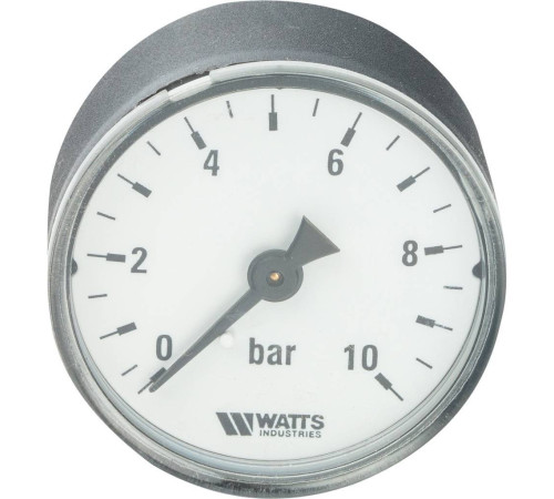 Манометр аксиальный Watts F+R100 50 мм 1/4 0-10 бар 10008093
