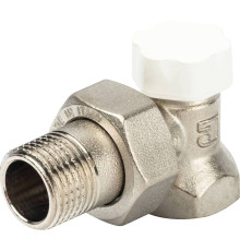 Клапан радиаторный угловой LUXOR Easy DS 122 1/2 для стальных труб 11062100