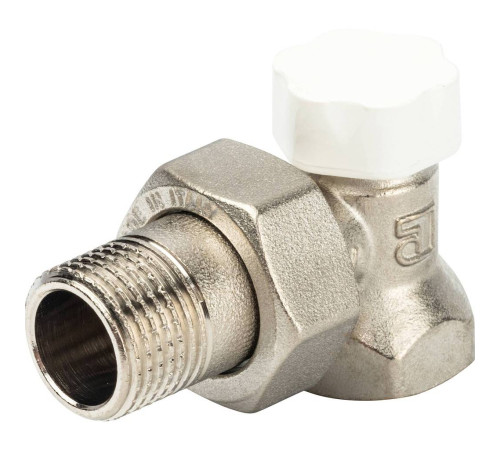 Клапан радиаторный угловой LUXOR Easy DS 122 1/2 для стальных труб 11062100