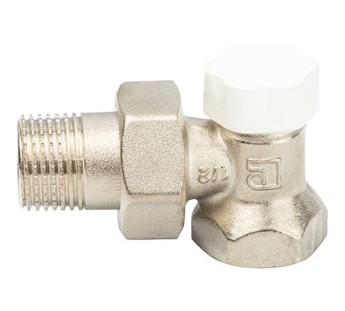 Клапан радиаторный угловой LUXOR Easy DS 122 1/2 для стальных труб 11062100