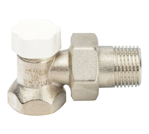 Клапан радиаторный угловой LUXOR Easy DS 122 1/2 для стальных труб 11062100