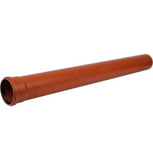 Труба для наружной канализации Sinikon НПВХ D110x3.2 мм SN4 L=500 мм 20005.R