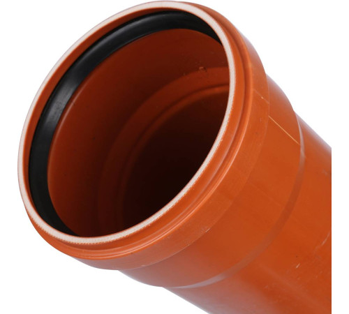 Труба для наружной канализации Sinikon НПВХ D110x3.2 мм SN4 L=500 мм 20005.R