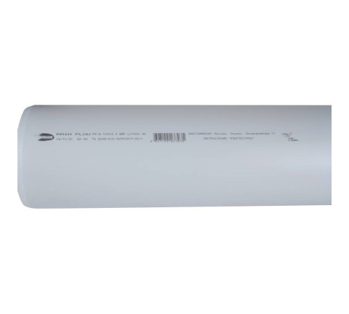Труба канализационная Sinikon Rain Flow 110x3.4 мм SN4 1000 мм 500089.F