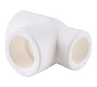 Тройник переходной Kalde 25х25х20 мм белый 3212-tio-252520