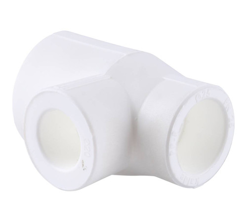 Тройник переходной Kalde 32х20х25 мм белый 3212-tio-322025