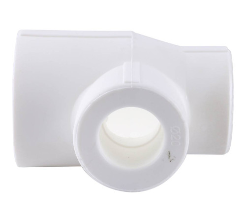 Тройник переходной Kalde 32х20х25 мм белый 3212-tio-322025