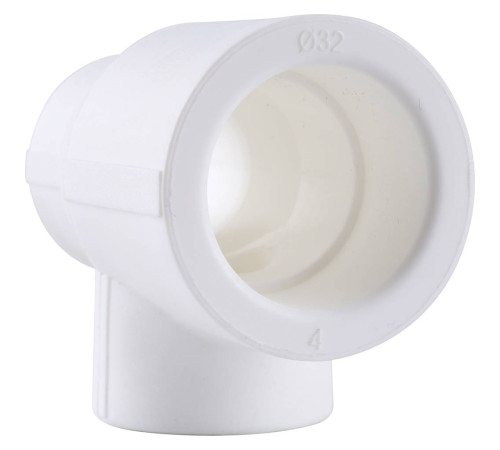 Тройник переходной Kalde 32х20х25 мм белый 3212-tio-322025