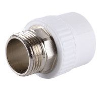Муфта комбинированная Kalde 32x1 НР под шестигранник полипропиленовая 3222-nmo-321006