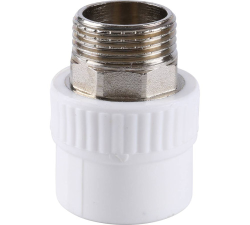 Муфта комбинированная Kalde 32x1 НР под шестигранник полипропиленовая 3222-nmo-321006