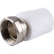 Муфта комбинированная Kalde 20x3/4 с накидной гайкой полипропиленовая 3222-tun-200c00
