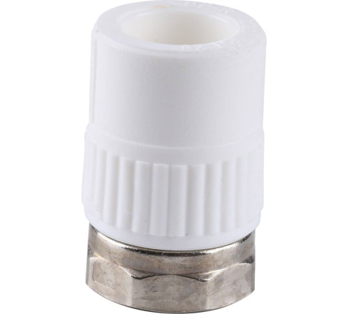 Муфта комбинированная Kalde 20x3/4 с накидной гайкой полипропиленовая 3222-tun-200c00