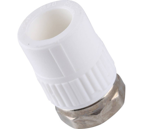 Муфта комбинированная Kalde 20x3/4 с накидной гайкой полипропиленовая 3222-tun-200c00