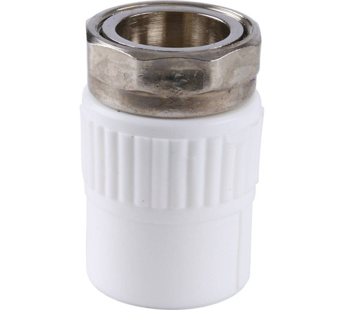 Муфта комбинированная Kalde 20x3/4 с накидной гайкой полипропиленовая 3222-tun-200c00