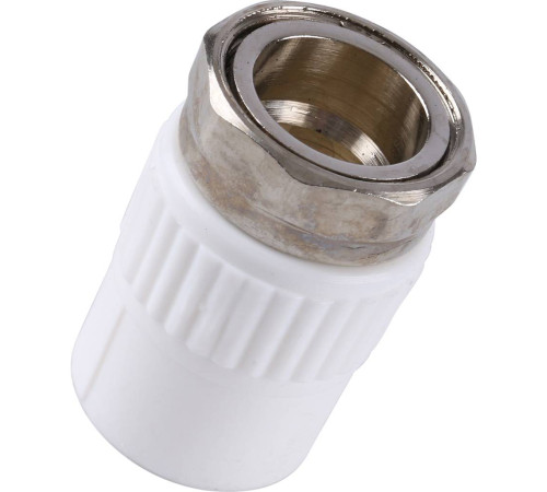 Муфта комбинированная Kalde 20x3/4 с накидной гайкой полипропиленовая 3222-tun-200c00
