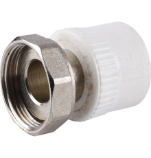 Муфта комбинированная Kalde 32x1 1/4 с накидной гайкой полипропиленовая 3222-tun-321a00