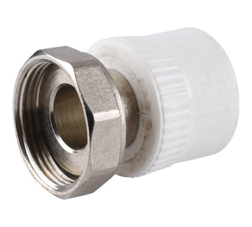 Муфта комбинированная Kalde 32x1 1/4 с накидной гайкой полипропиленовая 3222-tun-321a00