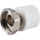 Муфта комбинированная Kalde 32x1 1/4 с накидной гайкой полипропиленовая 3222-tun-321a00