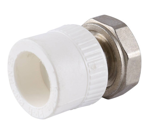 Муфта комбинированная Kalde 32x1 1/4 с накидной гайкой полипропиленовая 3222-tun-321a00