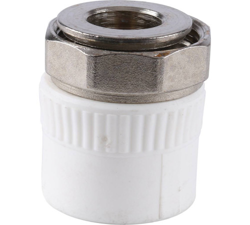 Муфта комбинированная Kalde 32x1 1/4 с накидной гайкой полипропиленовая 3222-tun-321a00