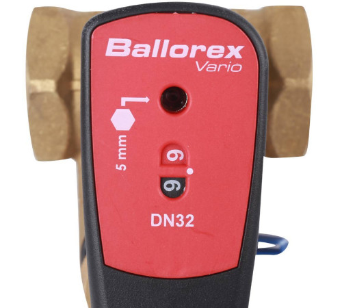 Клапан балансировочный ручной BROEN V DN 32 PN 25 с дренажем 592468