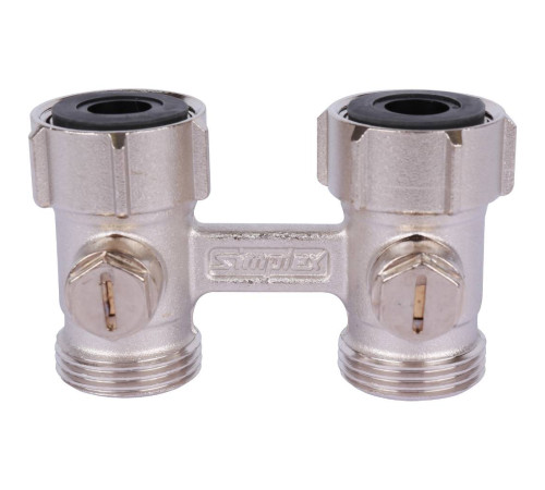 Узел нижнего подключения Meibes D2/50 прямой 3/4 ВР x 3/4 НР Exclusive line F10014