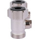 Узел нижнего подключения Meibes D2/50 прямой 3/4 ВР x 3/4 НР Exclusive line F10014