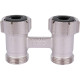Узел нижнего подключения Meibes D2/50 прямой 3/4 ВР x 3/4 НР Exclusive line F10014