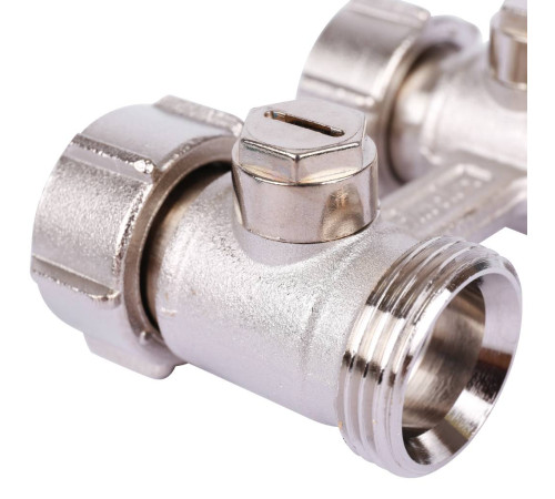 Узел нижнего подключения Meibes D2/50 прямой 3/4 ВР x 3/4 НР Exclusive line F10014