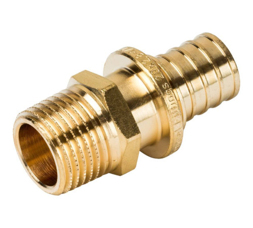 Переходник аксиальный STOUT с наружной резьбой 20x1/2 SFA-0001-002012