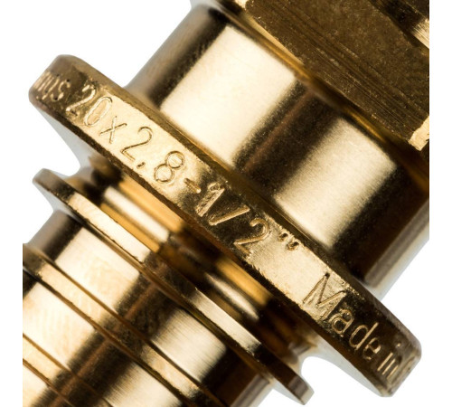 Переходник аксиальный STOUT с наружной резьбой 20x1/2 SFA-0001-002012
