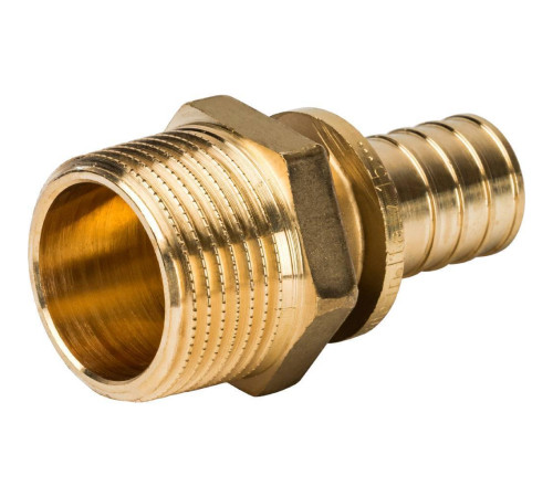 Переходник аксиальный STOUT 25x1 наружная резьба SFA-0001-002510