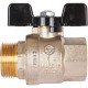 Кран шаровой STOUT полнопроходной ВР/НР ручка бабочка 1 SVB-0004-000025