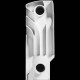 Радиатор алюминиевый ROMMER Plus 200 12 секций боковое подключение RAL 9016 RAL-3210-020012