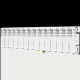 Радиатор алюминиевый ROMMER Plus 200 14 секций боковое подключение RAL 9016 RAL-3210-020014