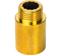 Удлинитель латунный STOUT 1/2 x 30 мм SFT-0001-001230