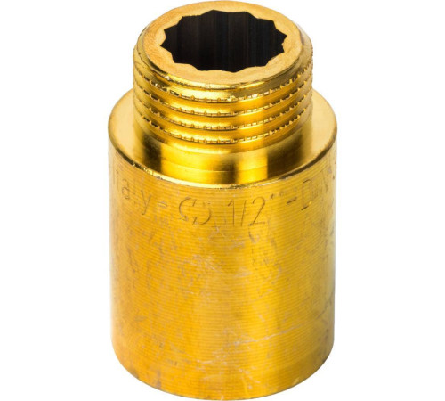 Удлинитель латунный STOUT 1/2 x 30 мм SFT-0001-001230