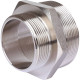 Ниппель переходной STOUT никелированный 2 1/2x2 НР-НР SFT-0004-002122