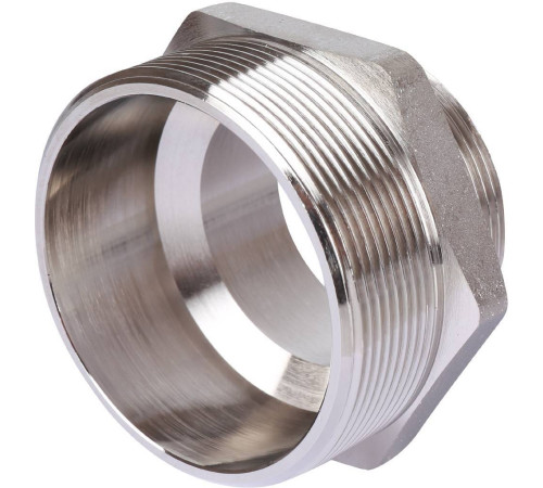 Ниппель переходной STOUT никелированный 2 1/2x2 НР-НР SFT-0004-002122
