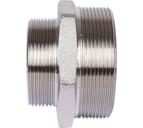 Ниппель переходной STOUT никелированный 2 1/2x2 НР-НР SFT-0004-002122